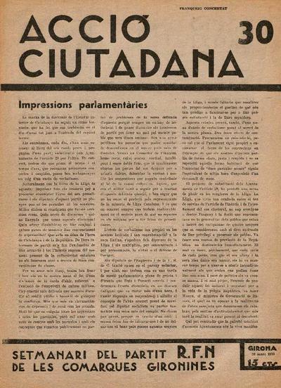 Accio ciutadana . 24/3/1933. [Issue]