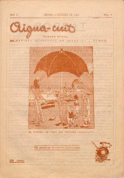 Aigua Cuit. 3/10/1925. [Issue]