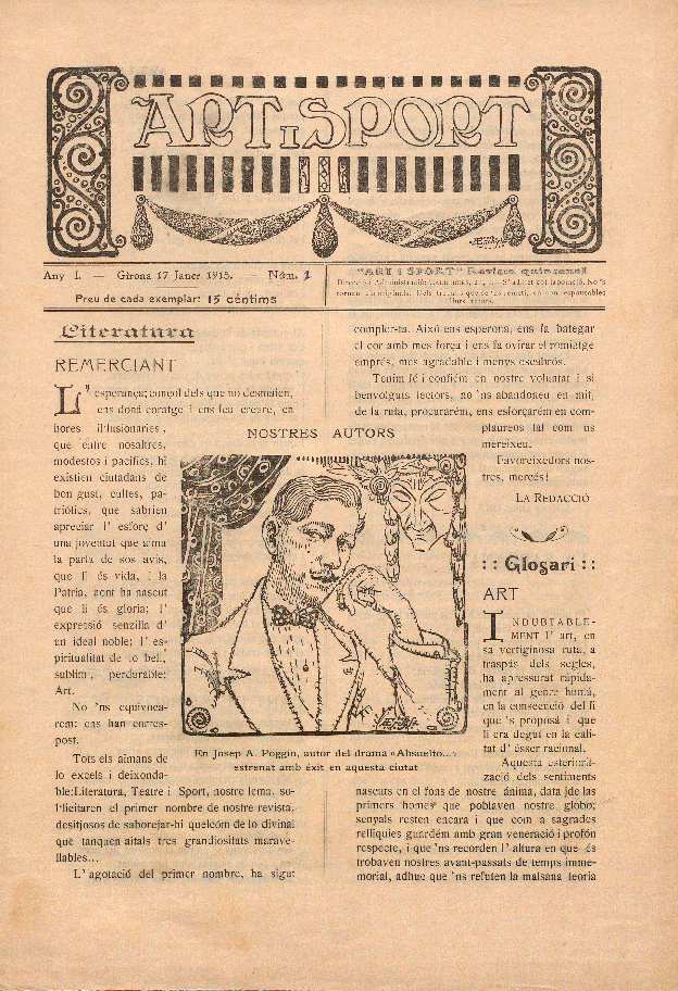 Art i Sport. 17/1/1915. [Ejemplar]