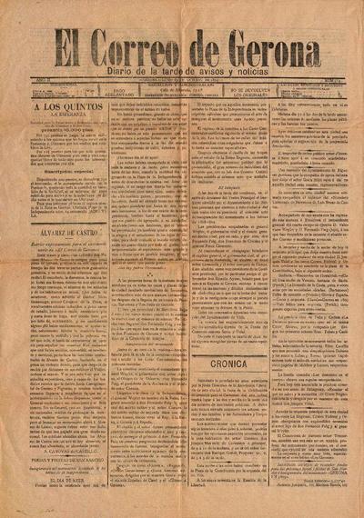 Correo de Gerona, El. 29/10/1894. [Issue]
