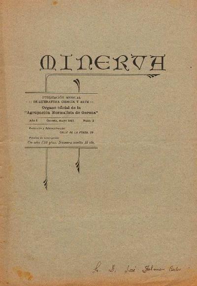 Minerva. 1/5/1915. [Issue]
